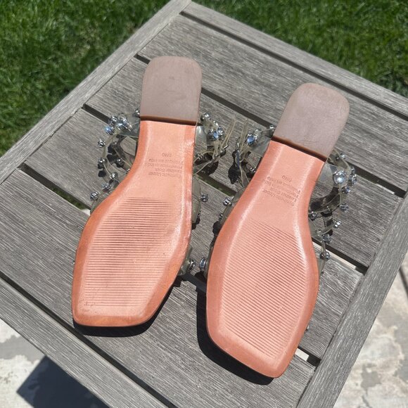 Jeffrey Campbell Calath Rhinestone Jelly Sandals - Picture 3 of 6